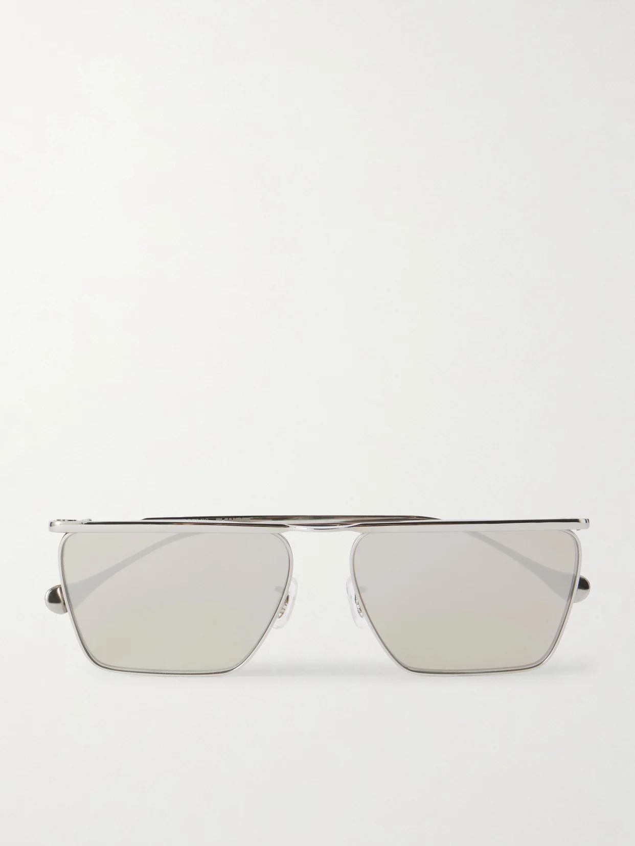 + Jil Sander Aviator-style Silver-tone Sunglasses - 1