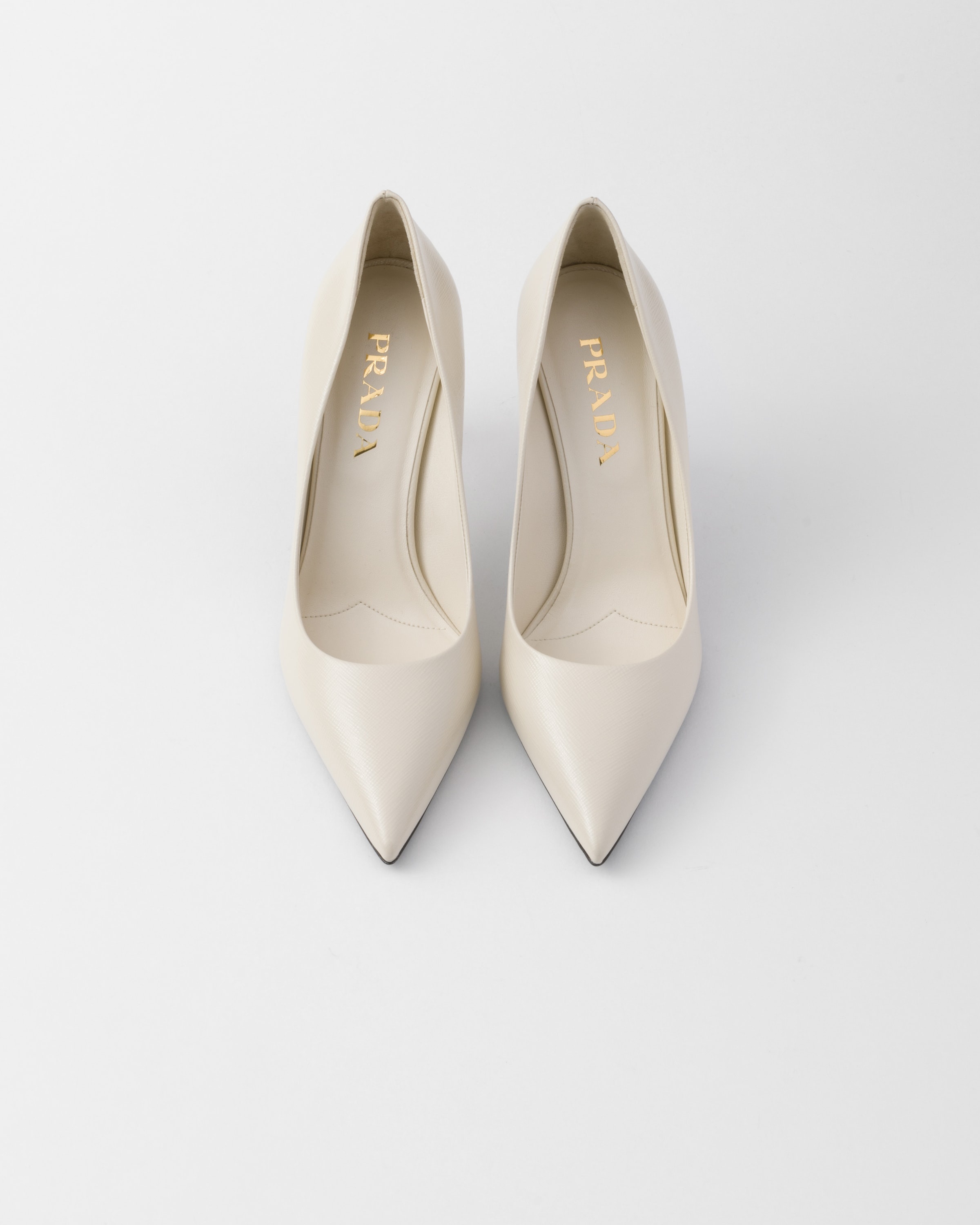 Patent Saffiano leather pumps - 3