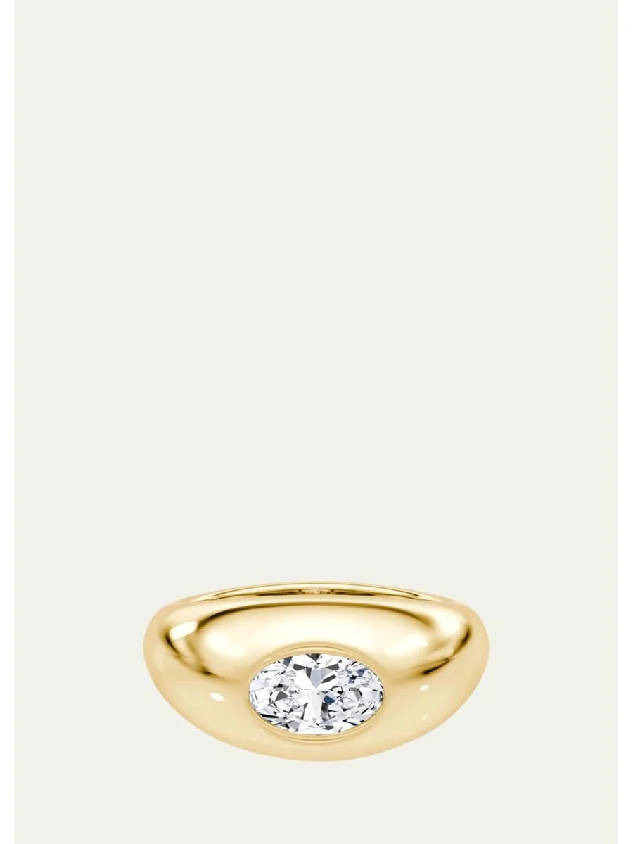 Petite Oval Dome Band - 1