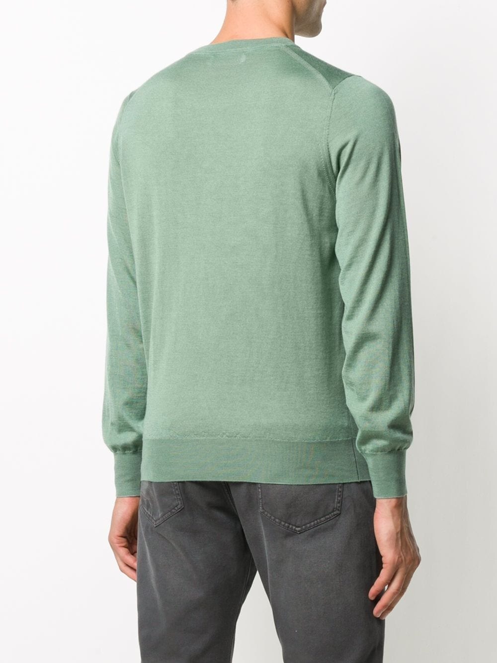 crew neck relaxed-fit jumper - 4