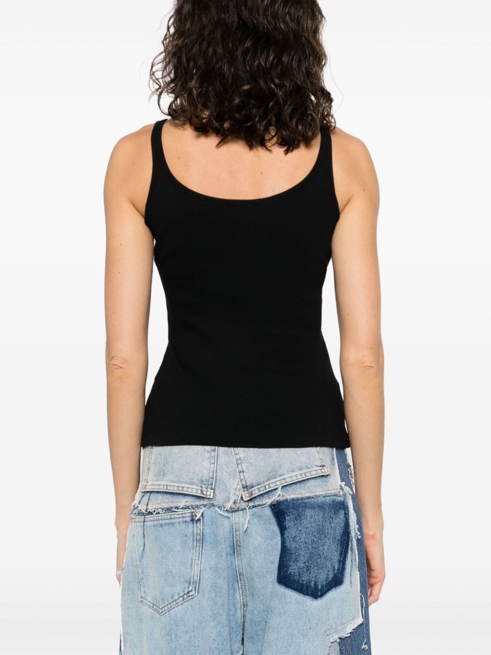Off Stamp ribbed-knit tank top - 4