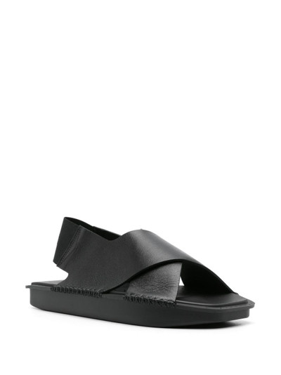 Y-3 chunky leather sandals outlook