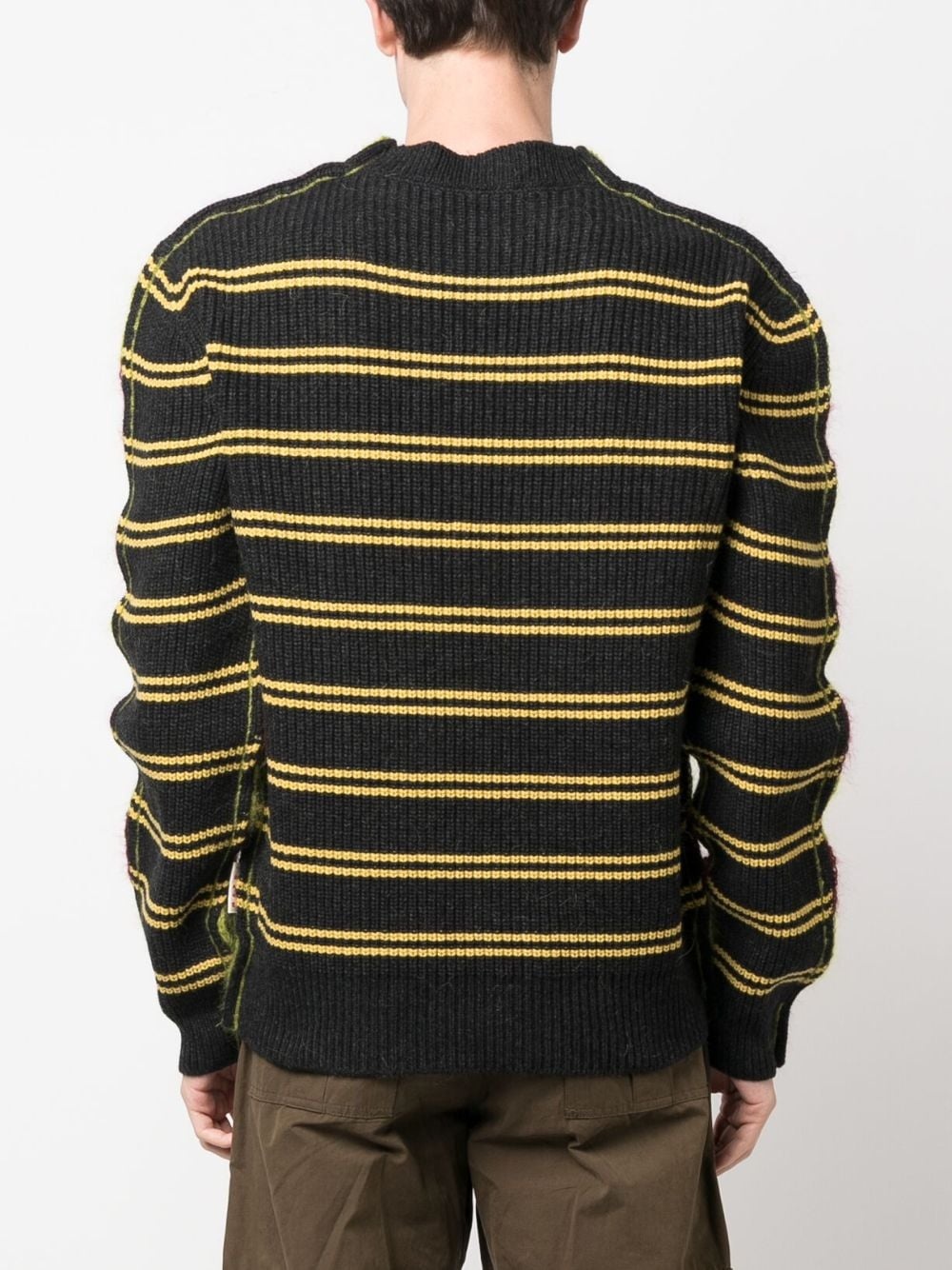 stripped round-neck jumper - 4