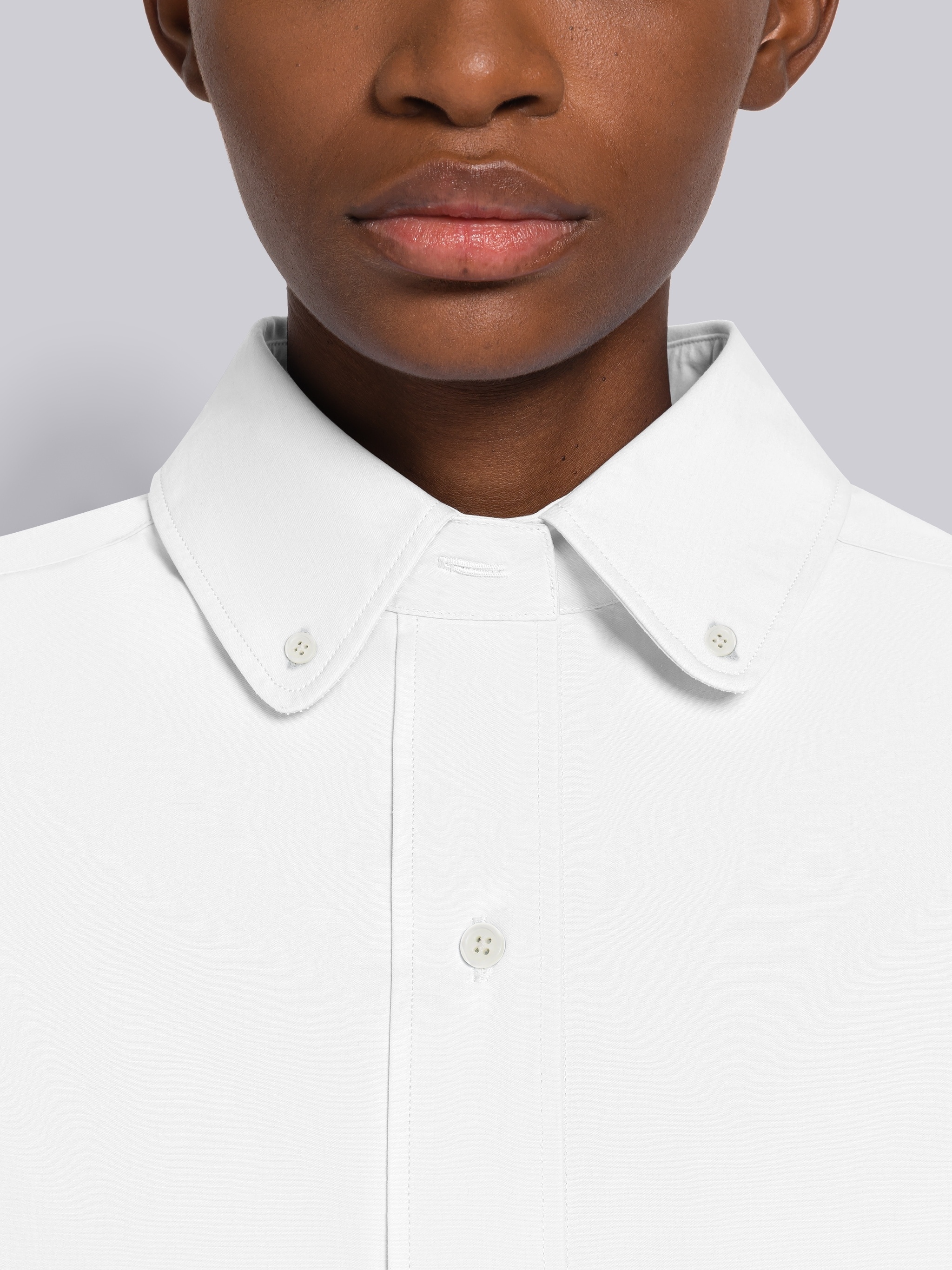 Heavy Poplin Gathered Supersized Mini Shirt Dress - 5