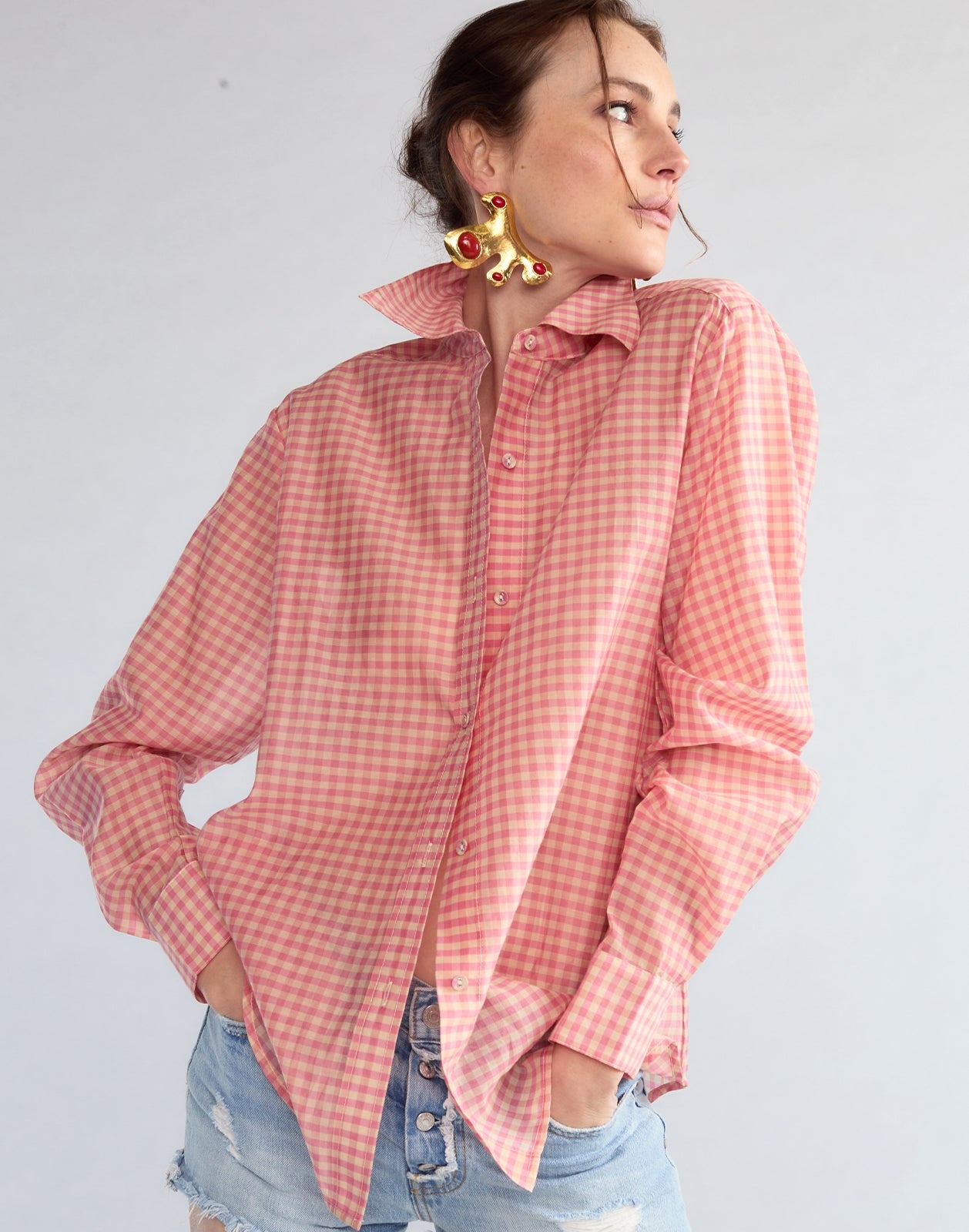 Geneva Silk Cotton Shirt - 1
