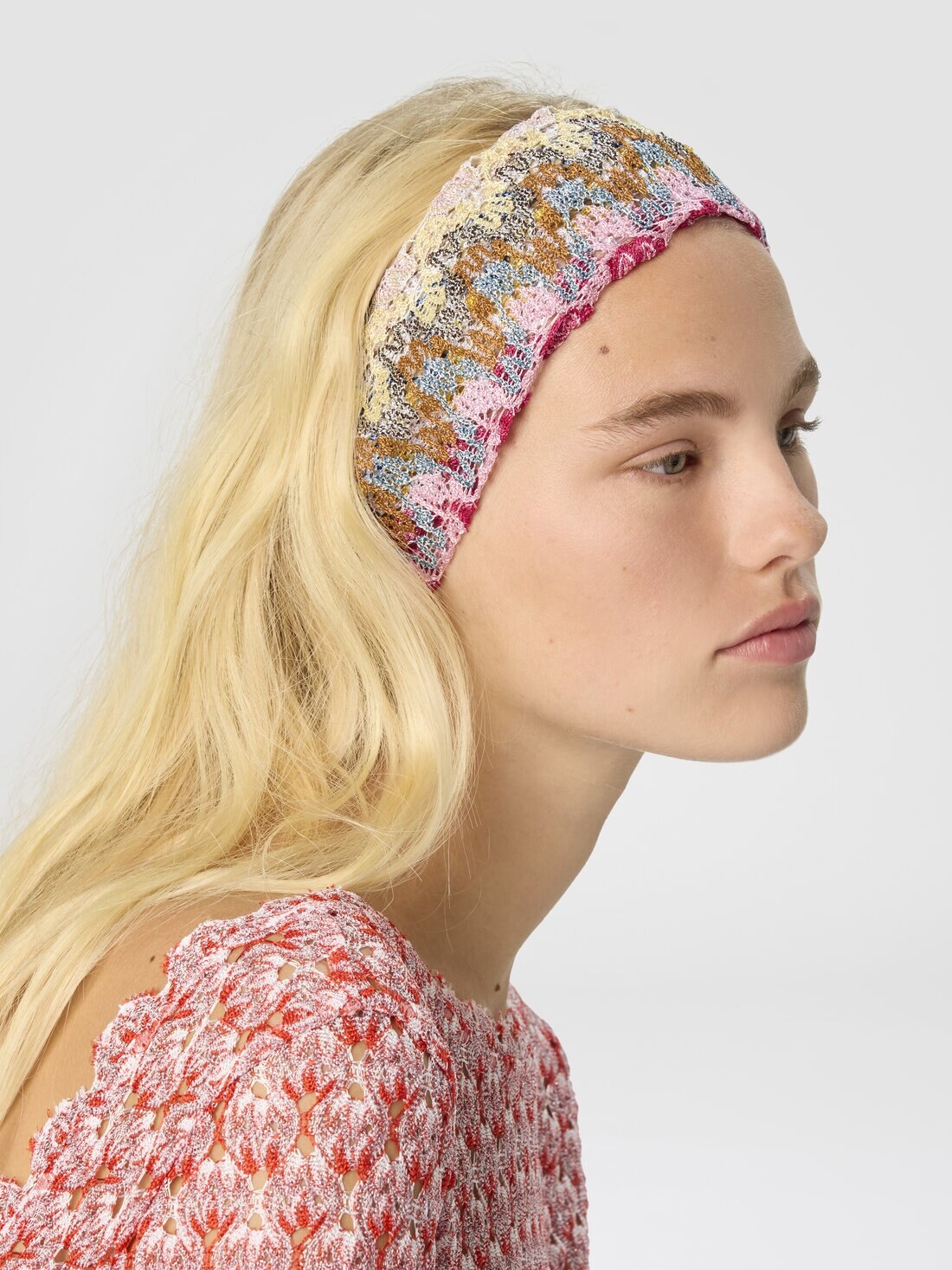 Viscose and Lamé Hairband - 3