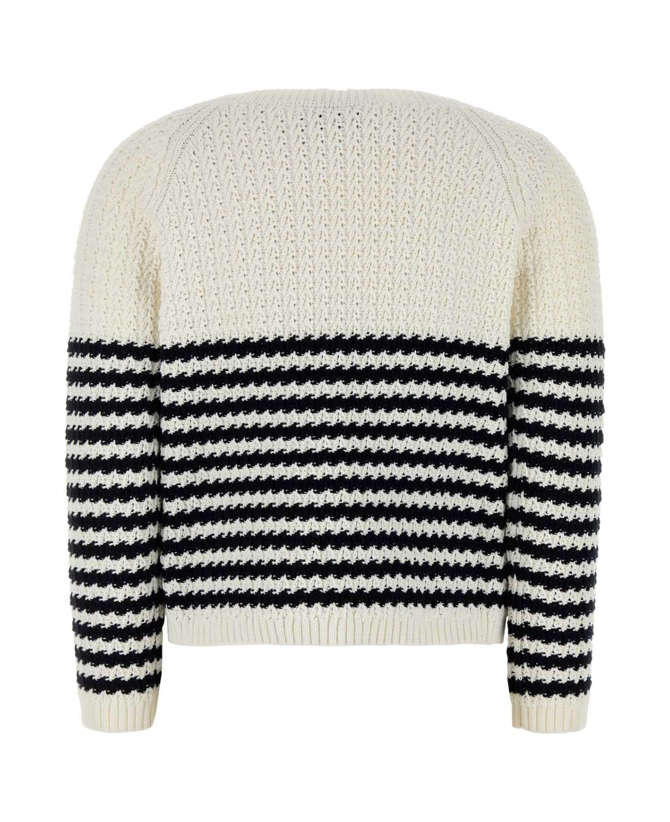 Embroidered Cotton Sweater - 2