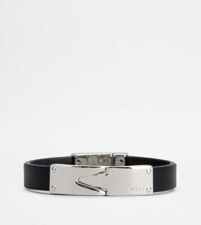 Tod's BRACELET IN LEATHER - BLACK outlook