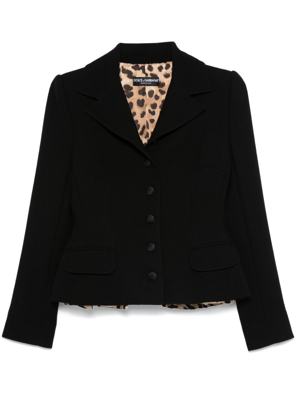 crepe blazer - 1
