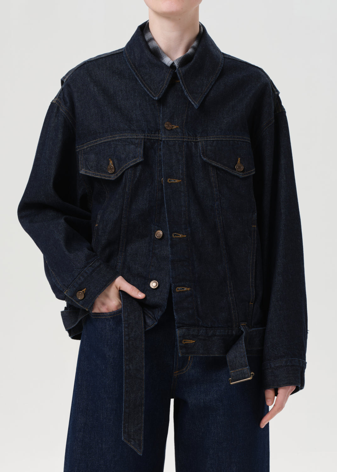 MERRITT JACKET IN RINSE - 2