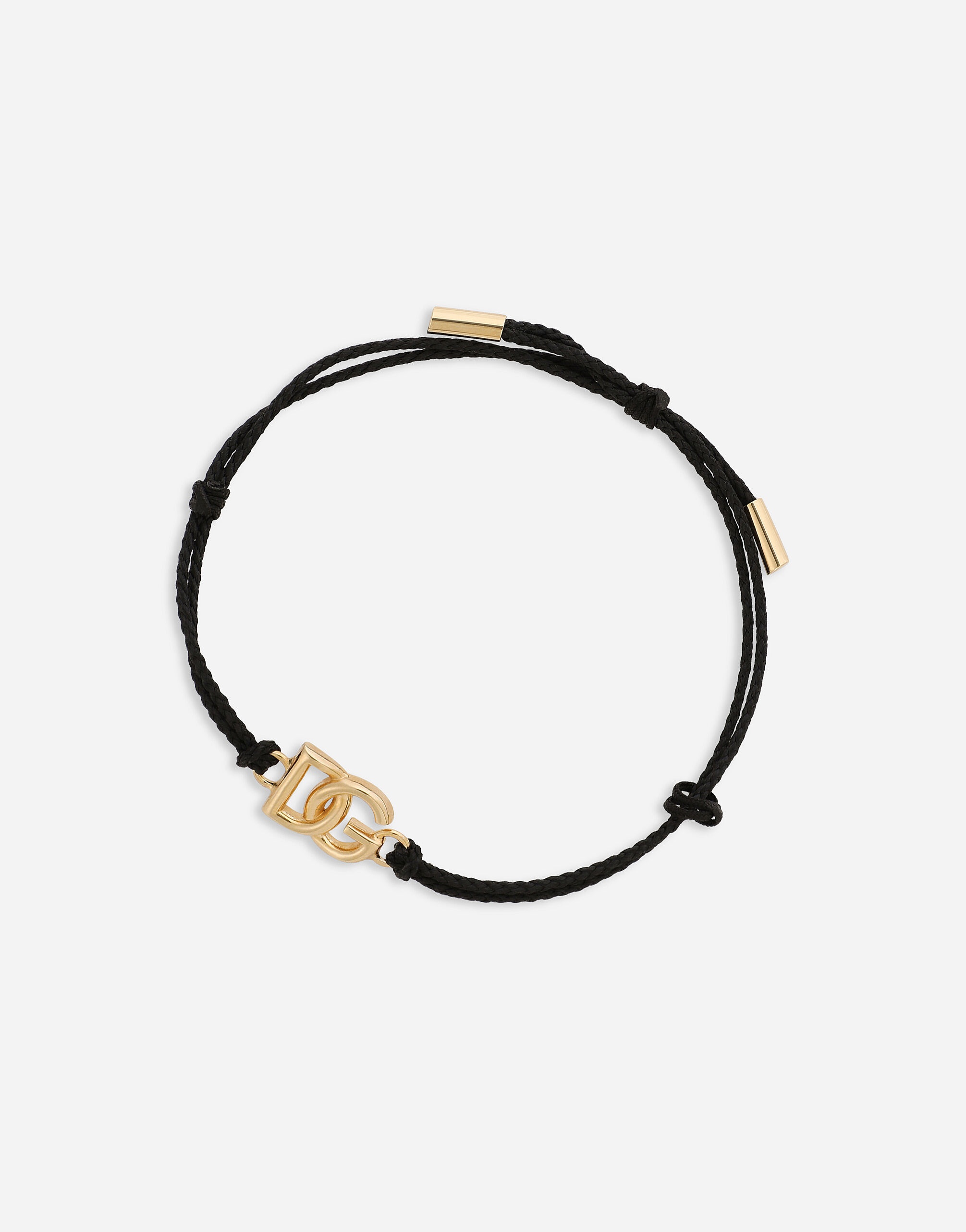 Cord bracelet with small DG logo - 4