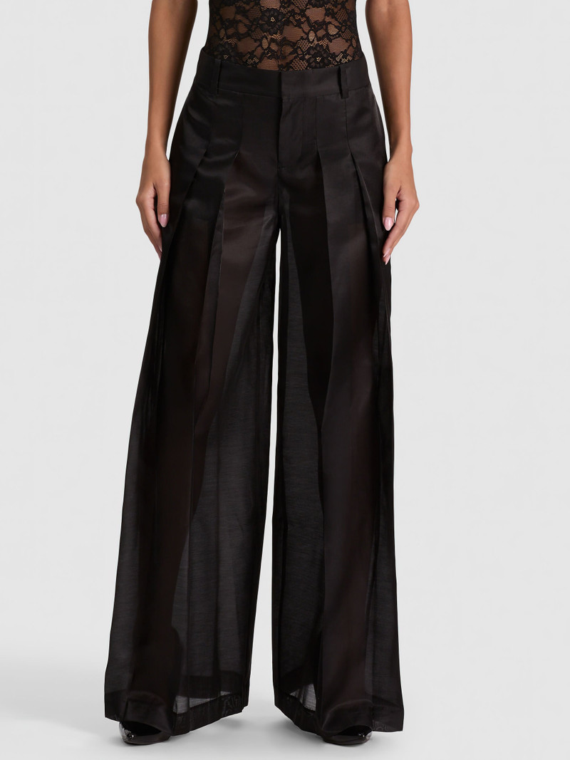 BLAIRE PLEATED SHEER PANT 2