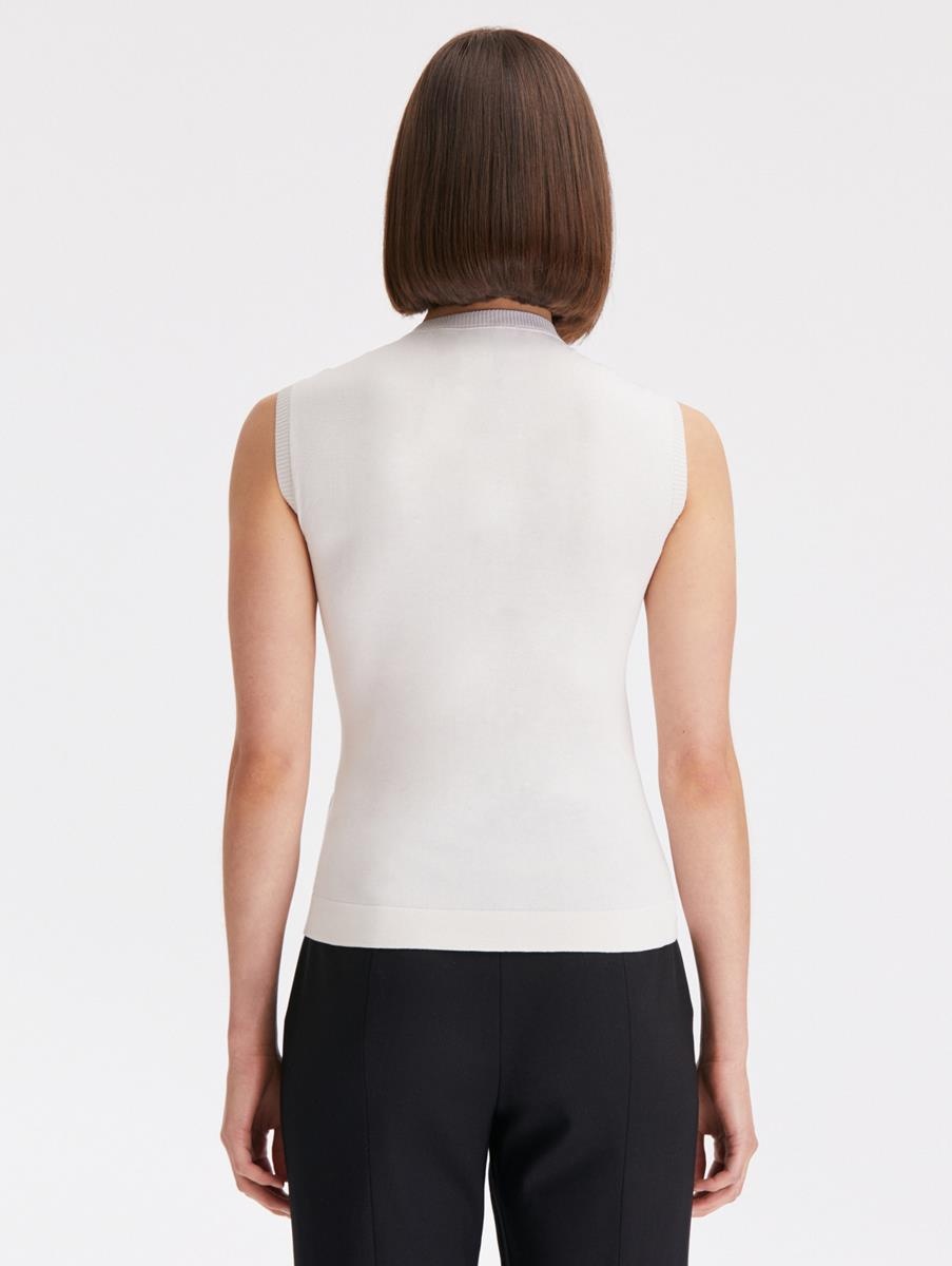 CHANTILLY LACE GUIPURE INSET TANK - 2