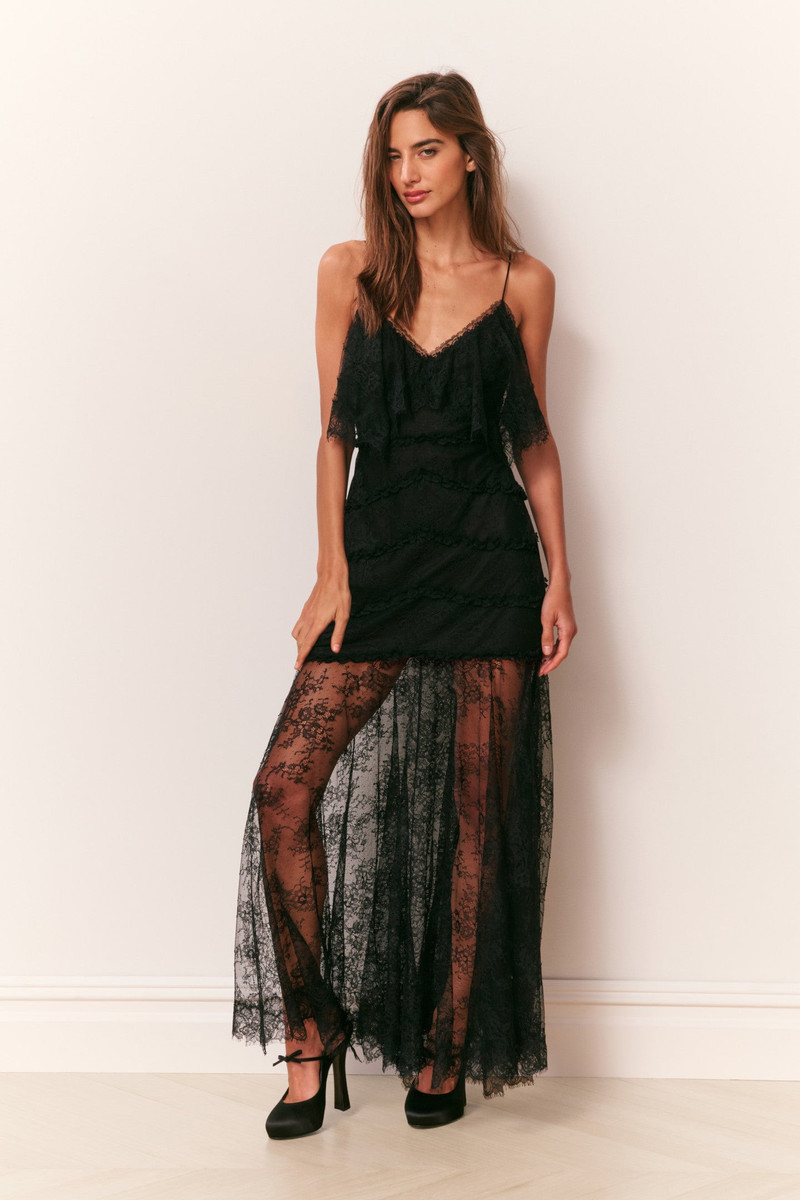 LoveShackFancy Sandy Lace Maxi Dress outlook