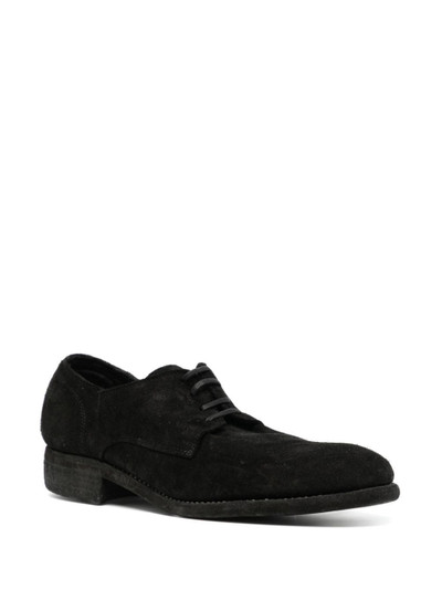 Guidi suede Derby shoes outlook
