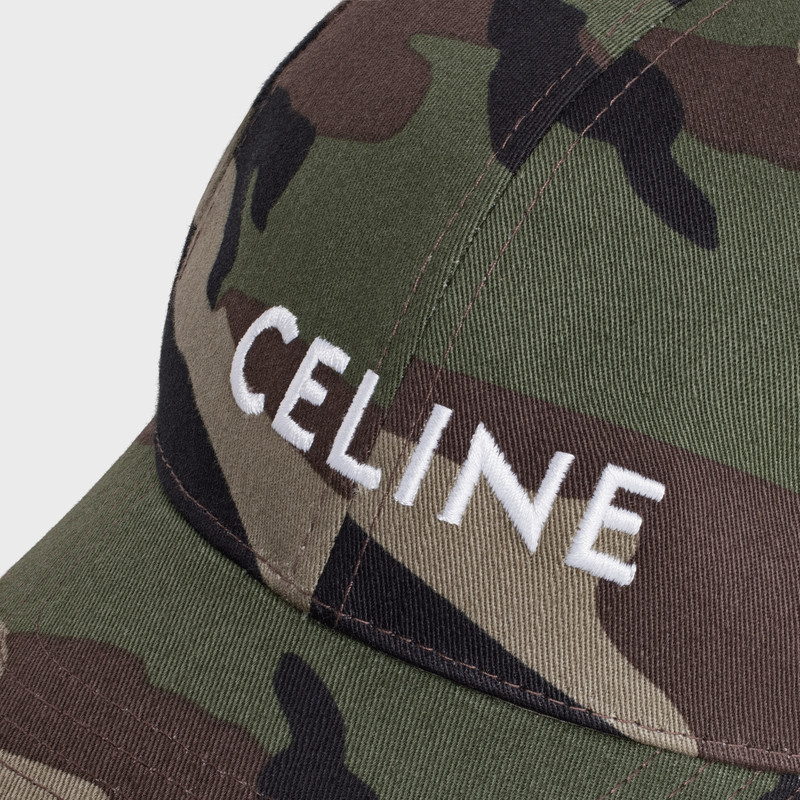 CELINE BASEBALL CAP IN COTTON 5