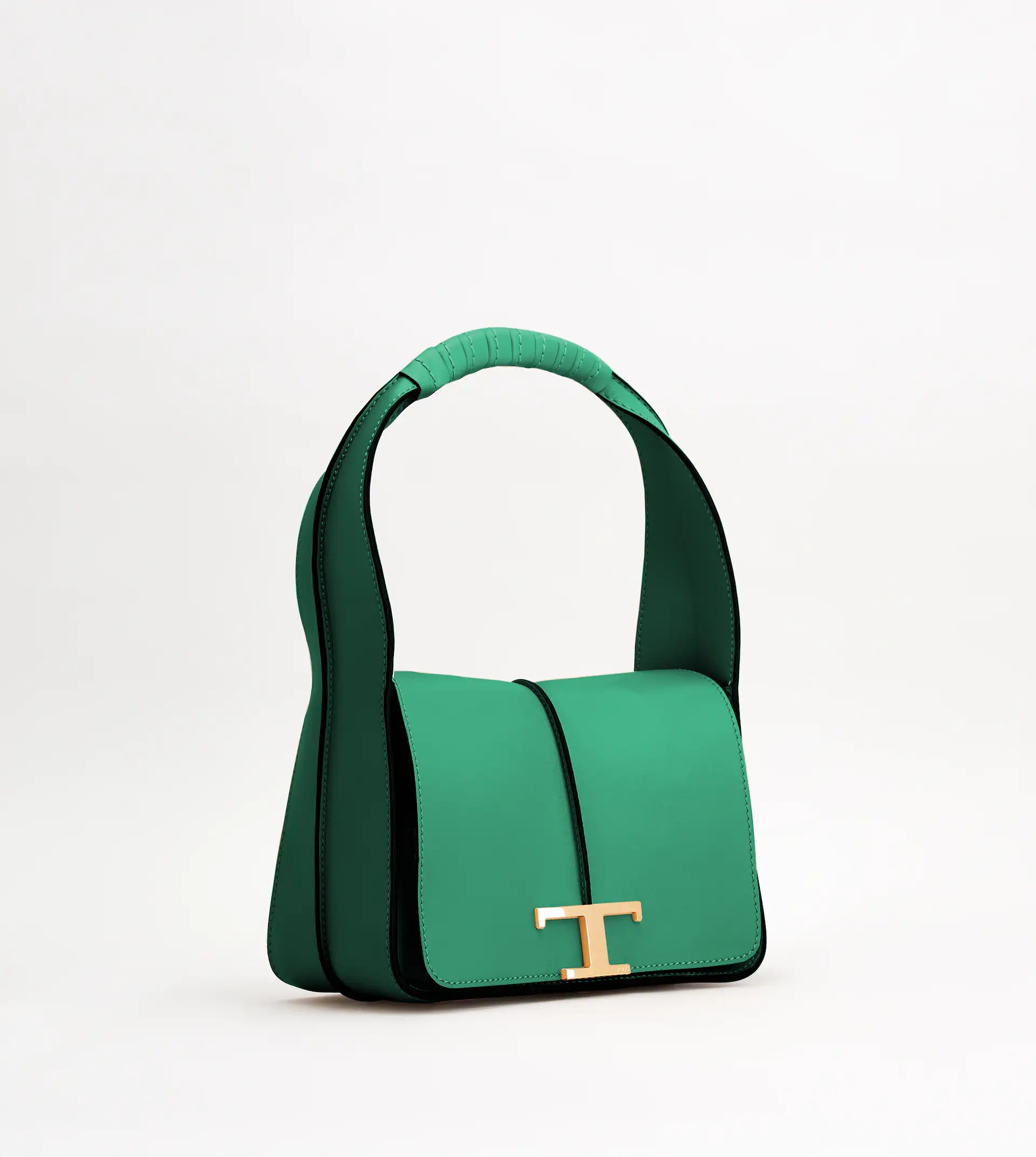 TIMELESS BAG IN LEATHER MINI - GREEN - 2