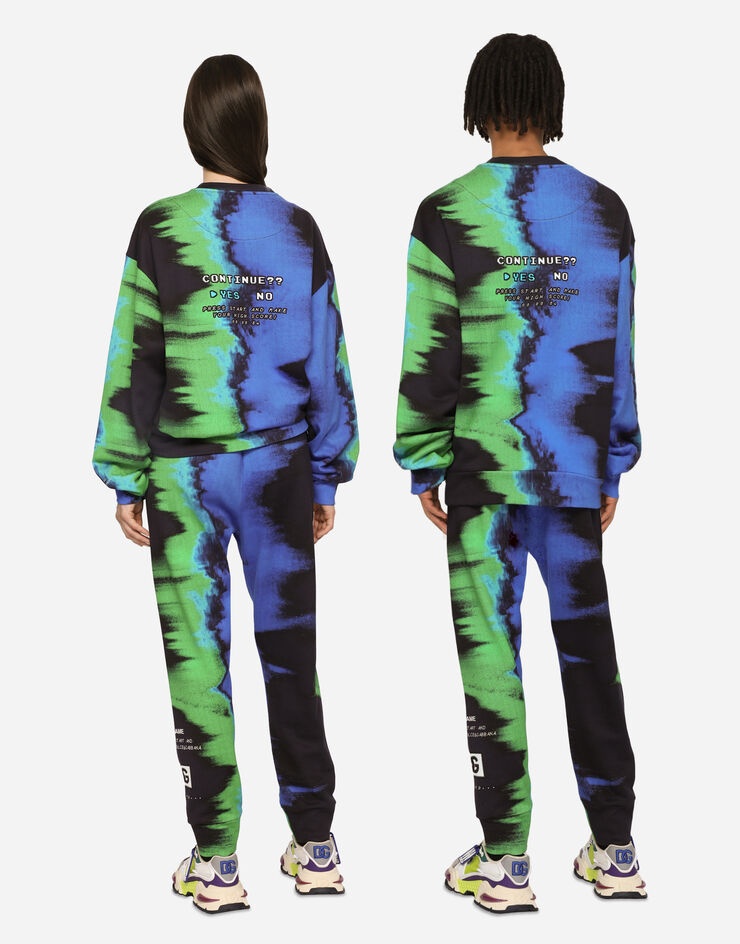 Multi-colored jersey sweatshirt with GooDGame print - 2