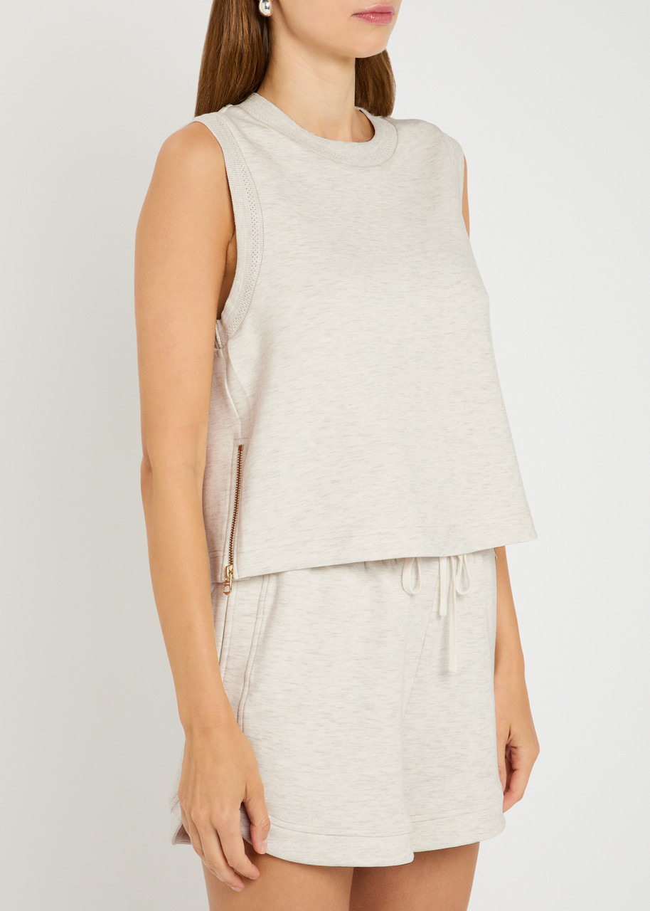 Varley Shea Crop Stretch-jersey Tank - 2