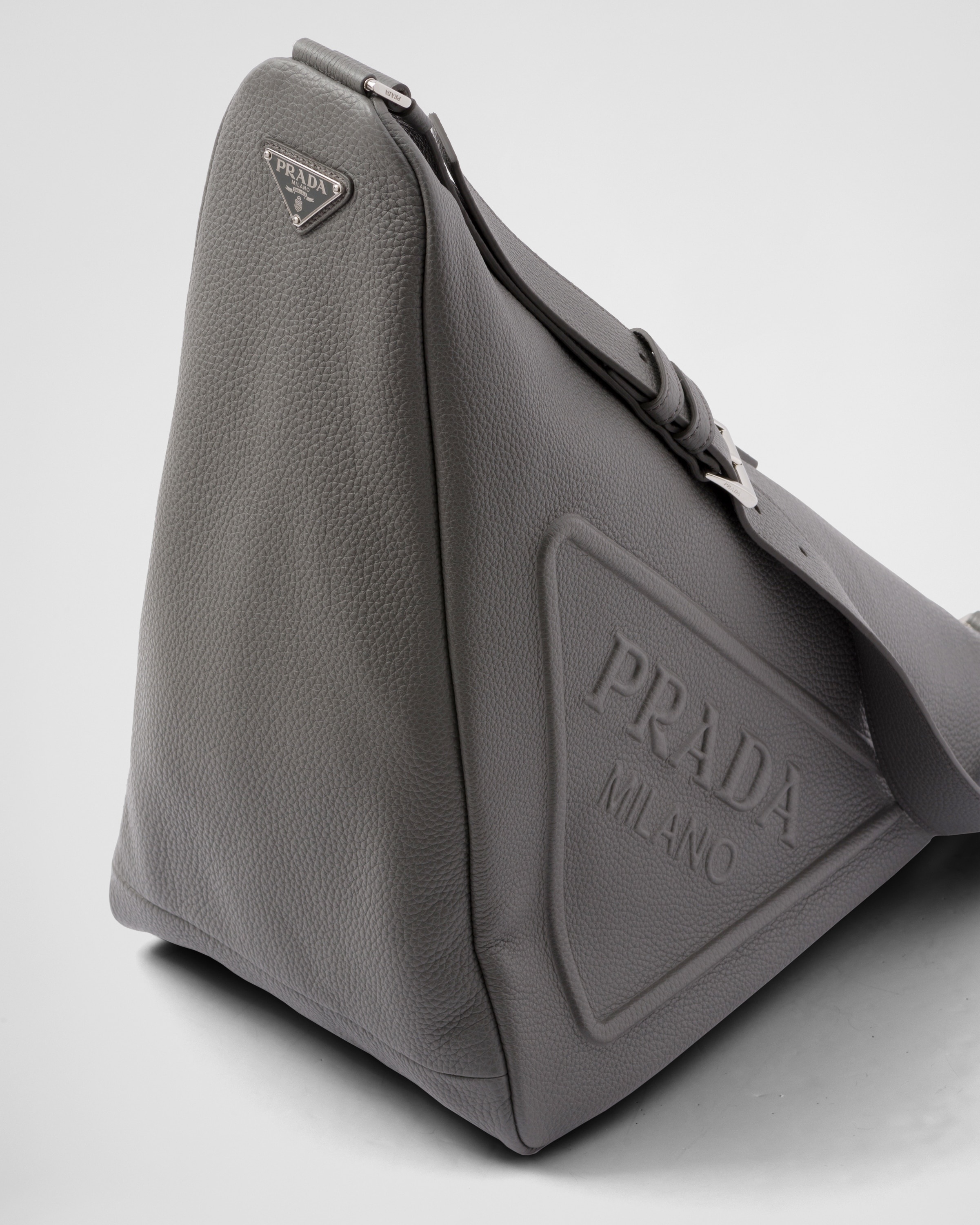 Large leather Prada Triangle bag - 6