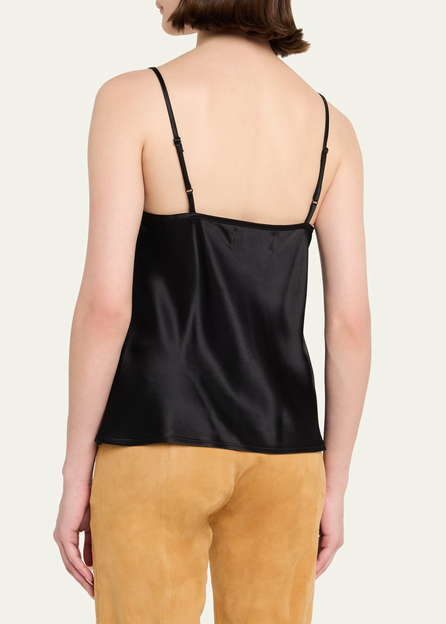 Spaghetti Strap Silk Cami - 3