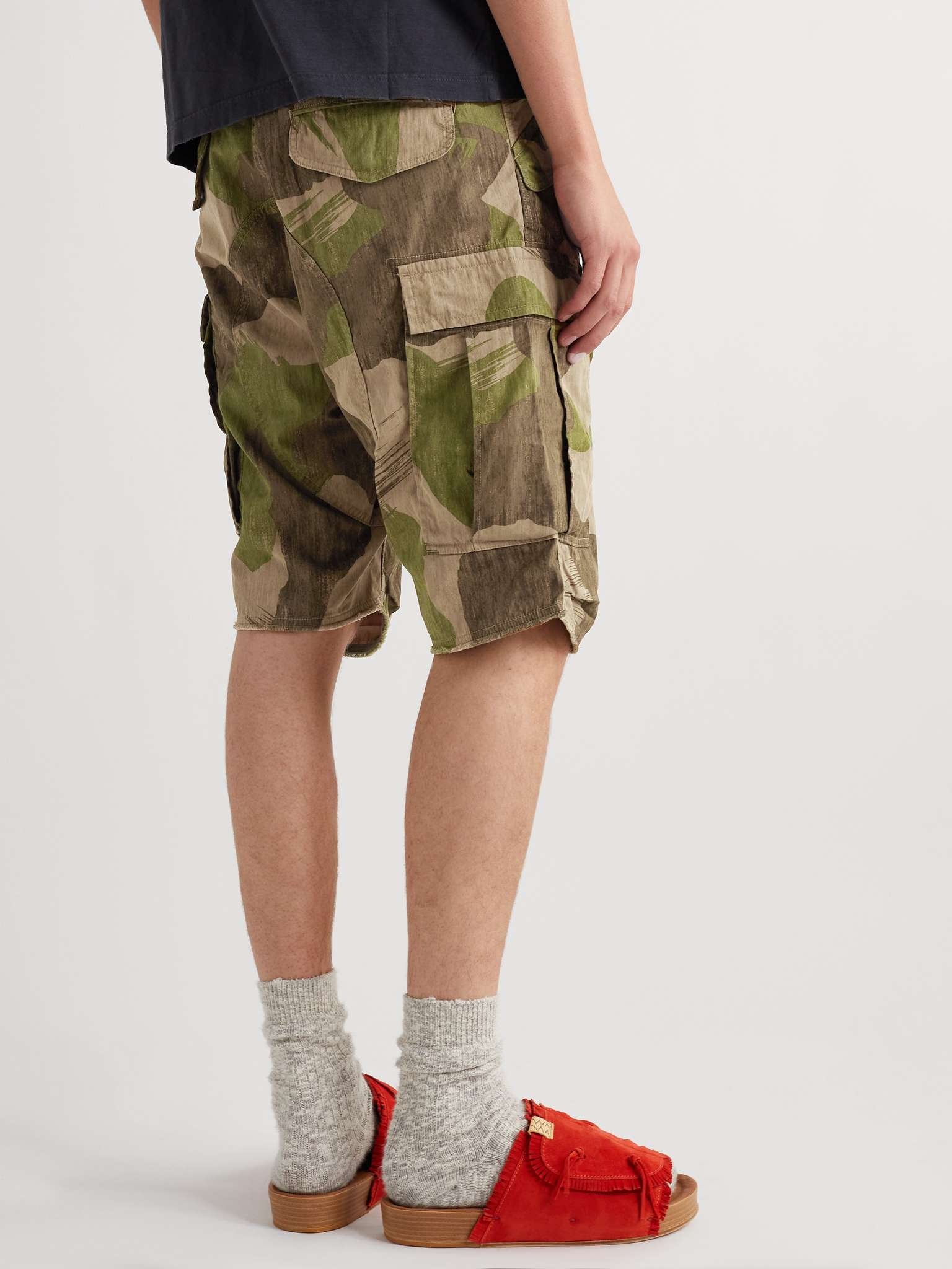 Eiger Camouflage-Print Cotton-Blend Cargo Shorts - 4