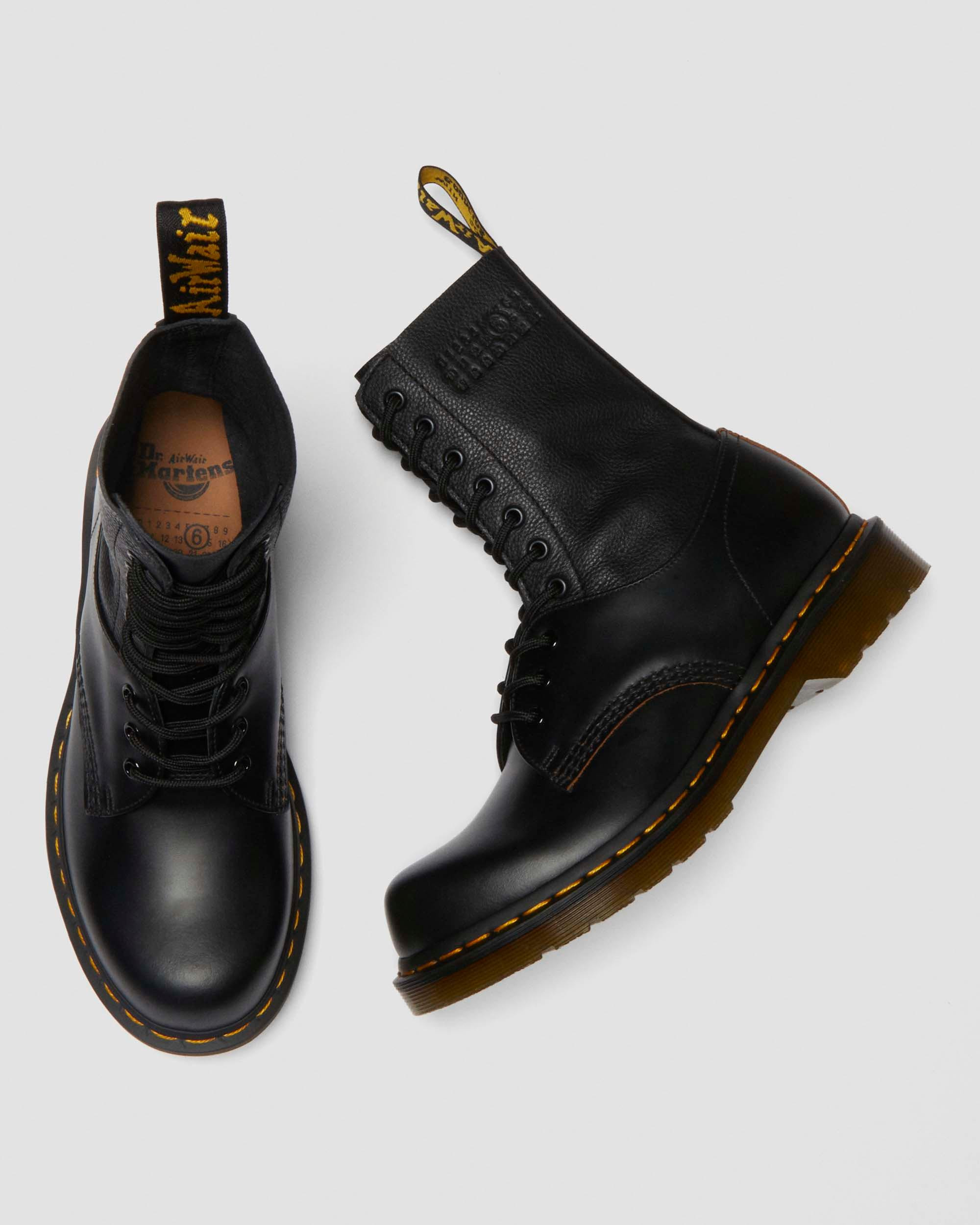 1490 / 1461 MM6 Leather Lace Up Boots - 9
