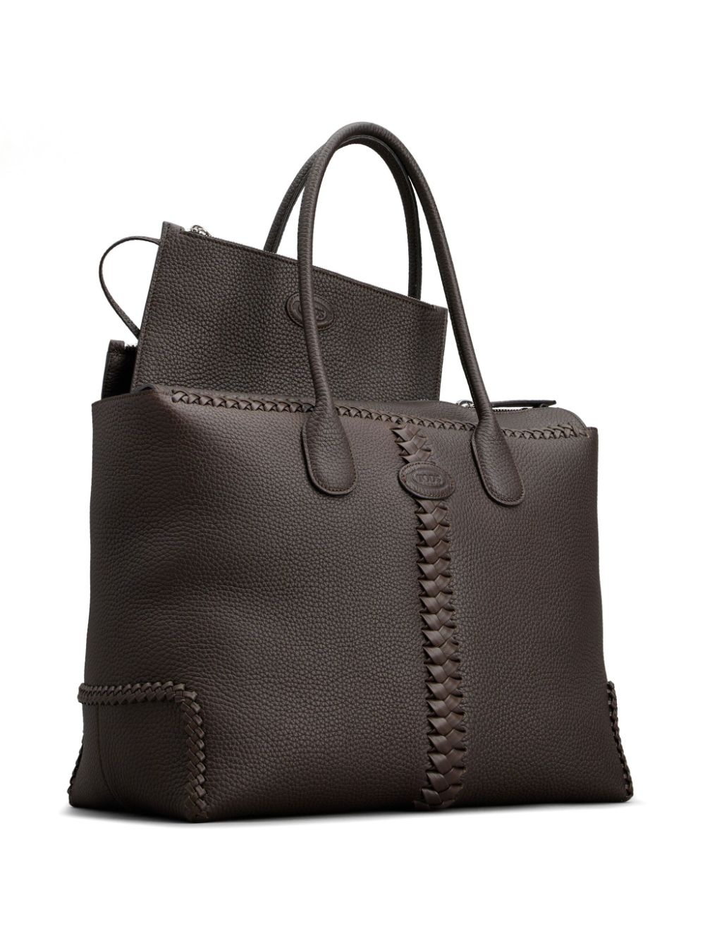 Di leather tote bag - 4