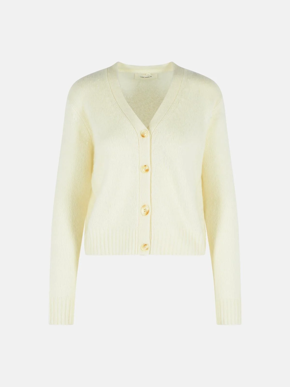 'MARIONETTE' CASHMERE AND CREAM SILK CARDIGAN - 1