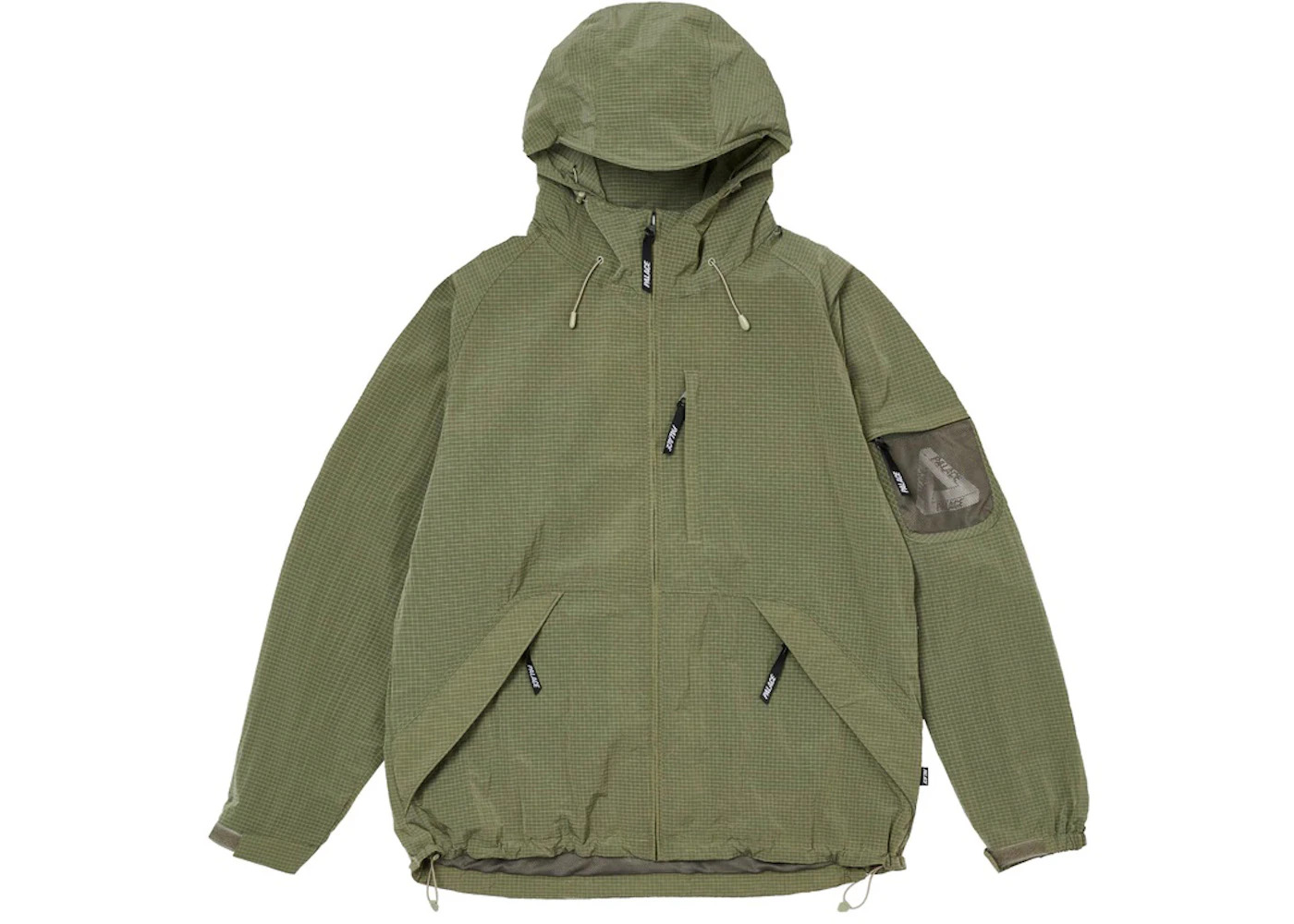 Palace Cripstop Grid Jacket Olive - 1