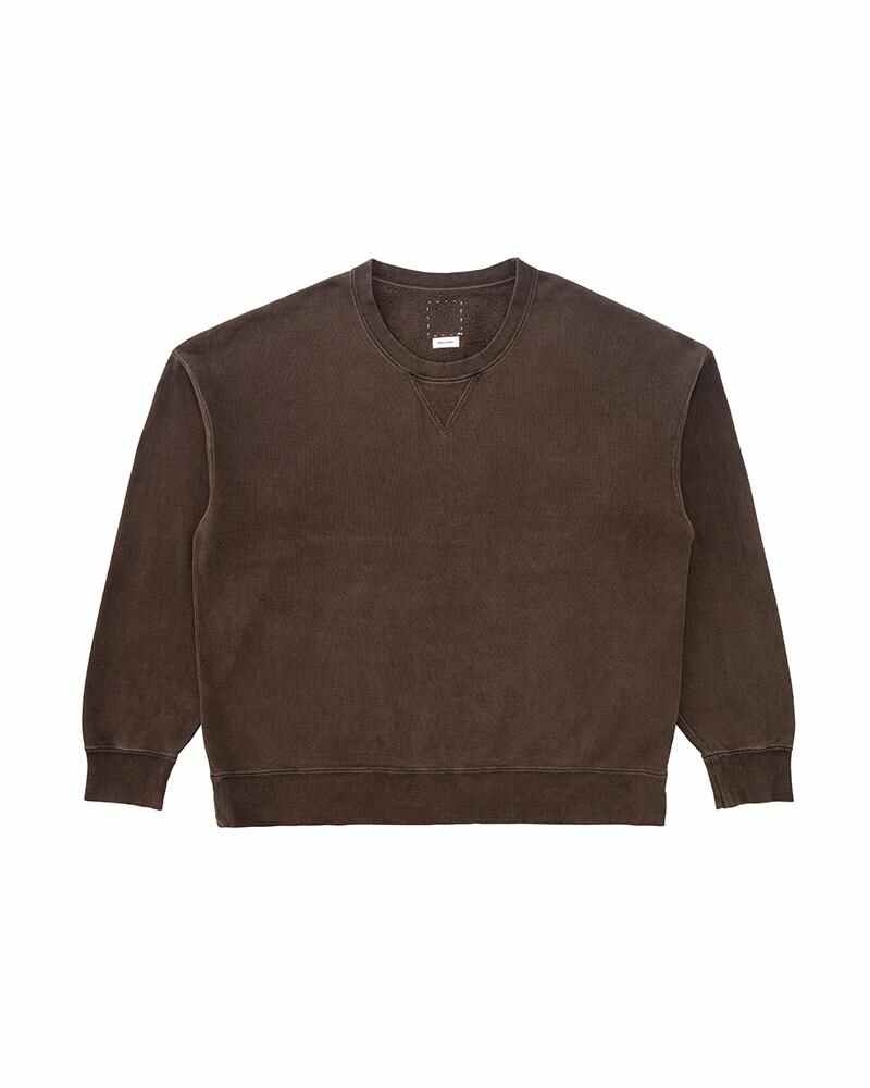 visvim JUMBO SB SWEAT L/S (N.D.) DK.MUD | visvim | REVERSIBLE