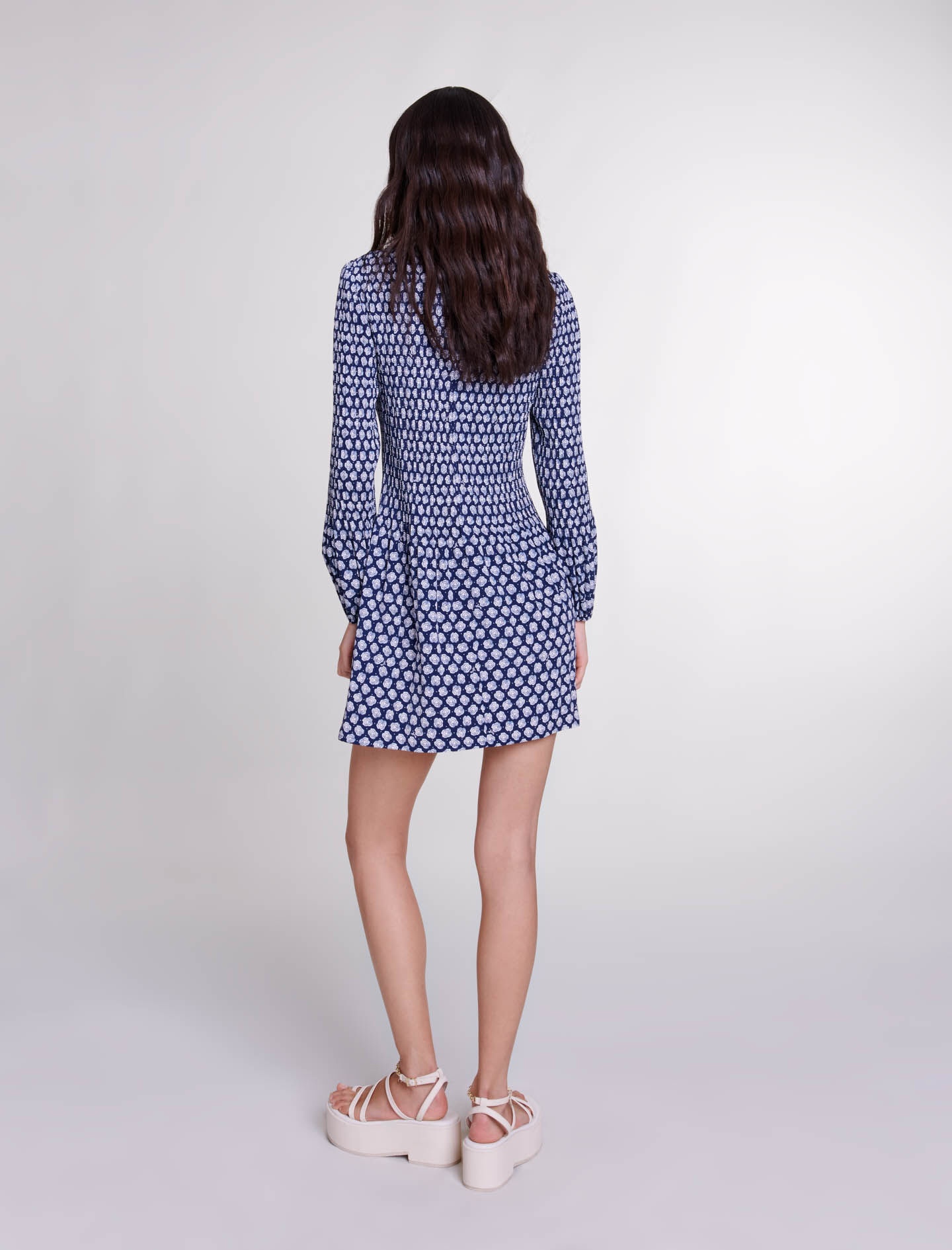 Short floral dress - 4