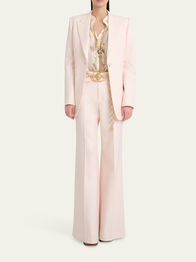 Chloé High-Rise Wide-Leg Suiting Trousers outlook