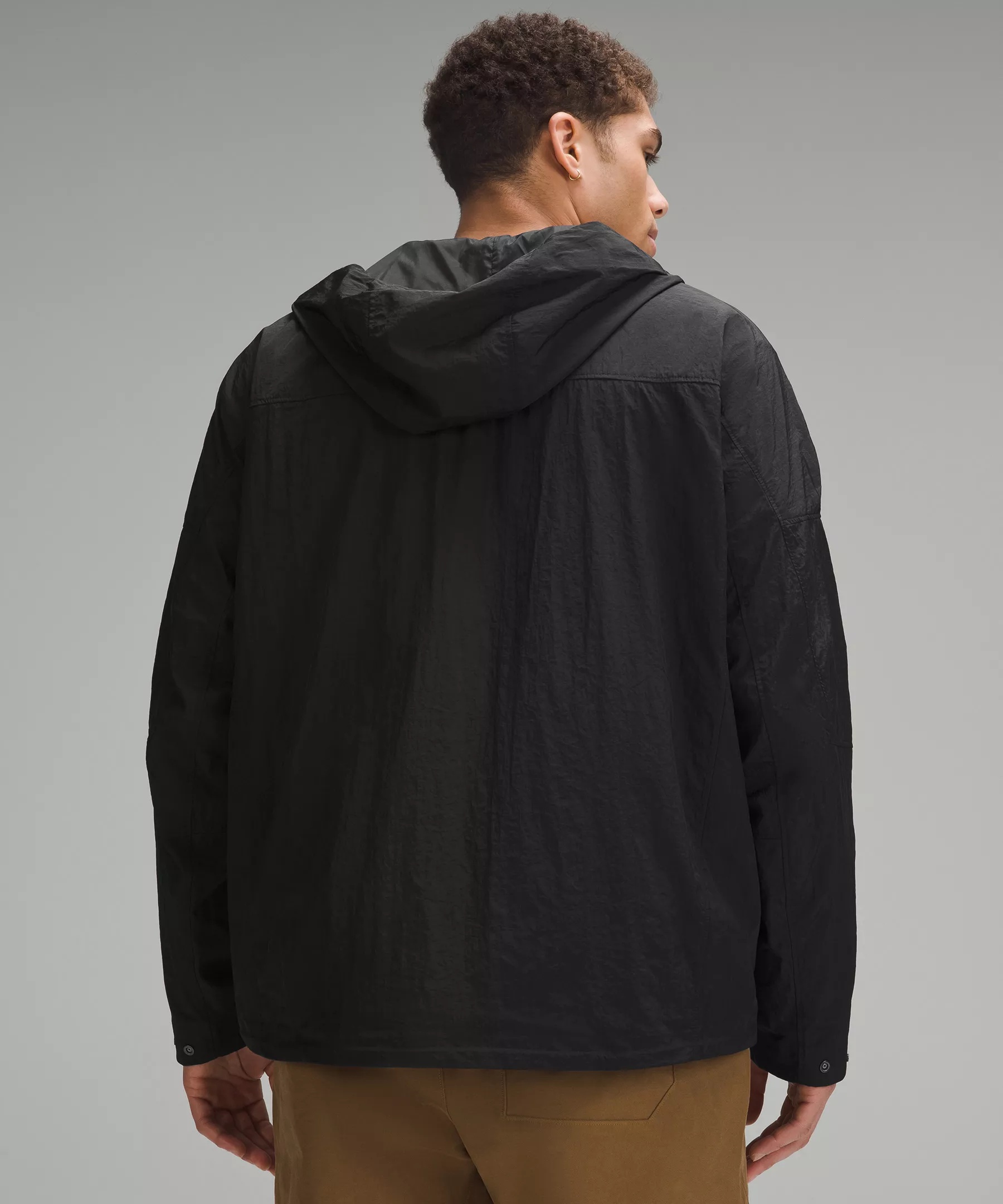 Textured Full-Zip Hooded Jacket - 3