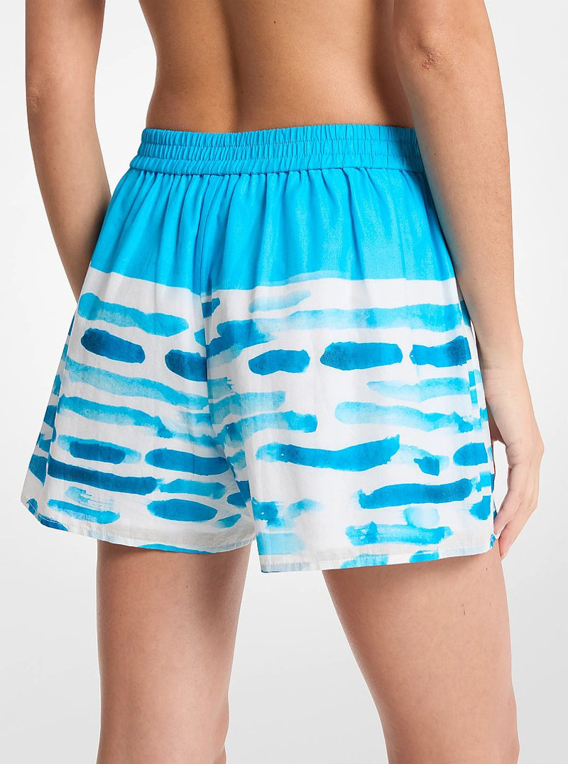 MICHAEL KORS Michael Kors X Christina Zimpel Cotton Lawn Shorts outlook