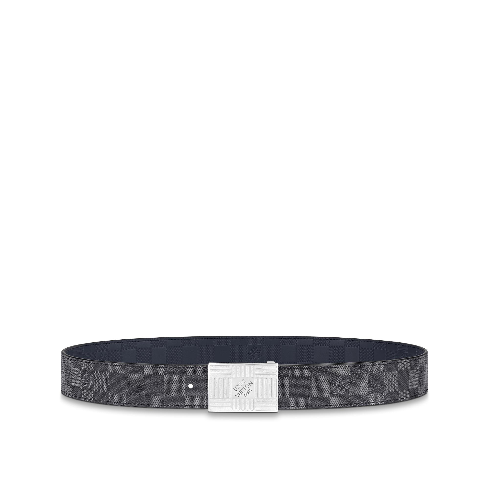 Damier Plate 35MM Reversible Belt - 1