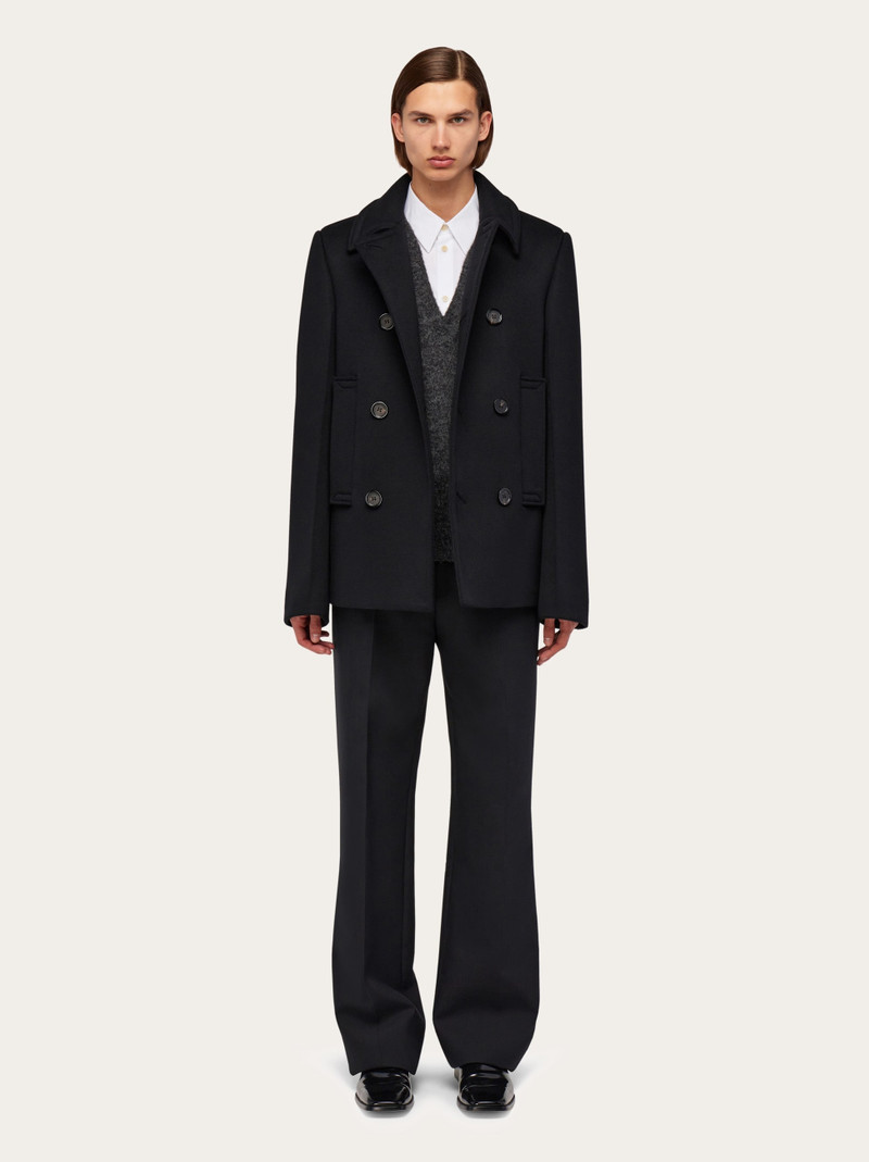 Wool and cashmere peacoat 8