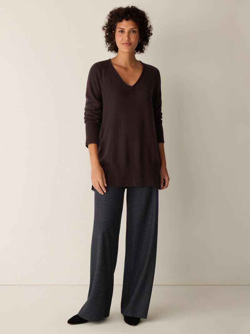 Peruvian Cotton Blend V-Neck Top 3