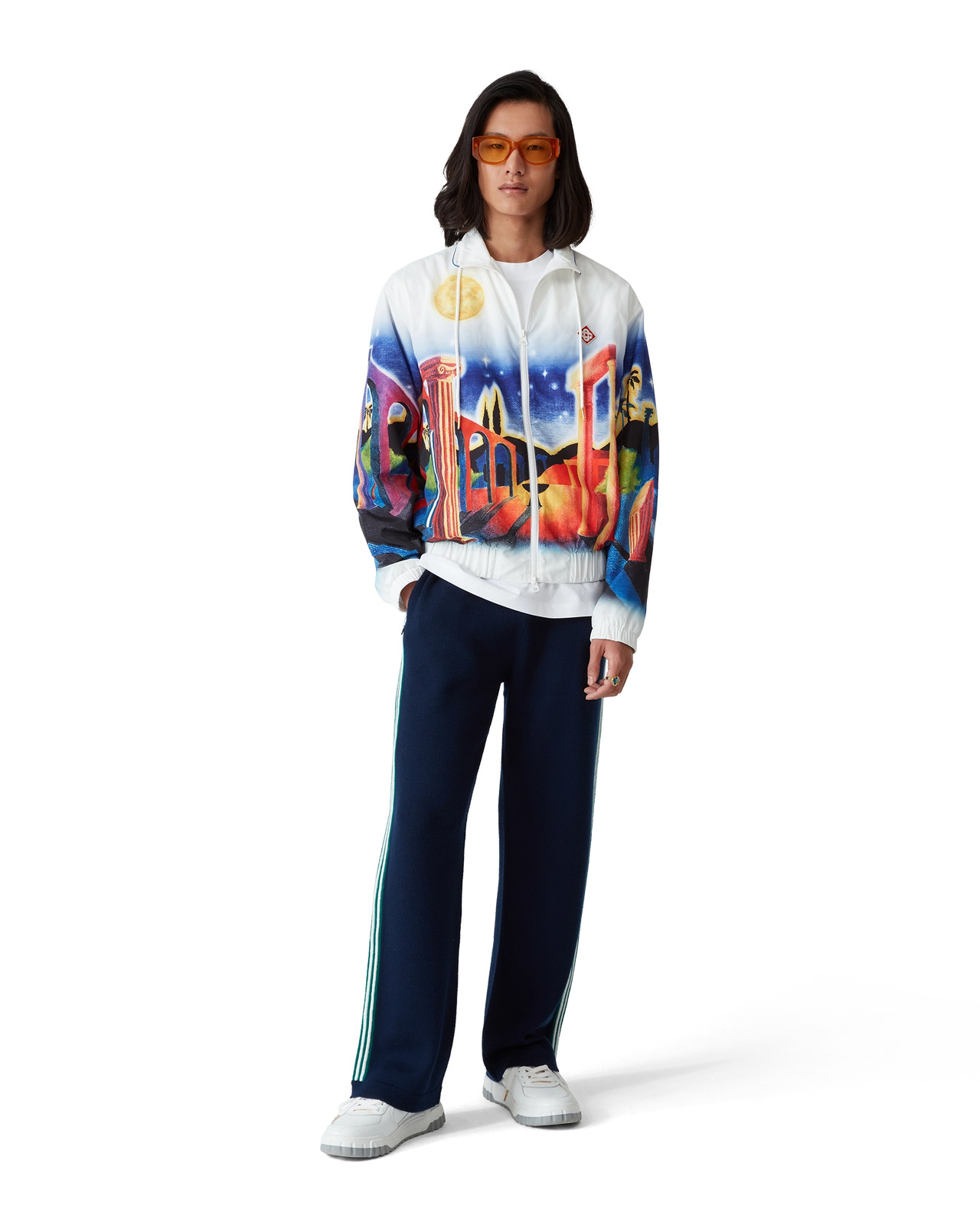 Midnight Acropolis Windbreaker Jacket | Casablanca Paris - 2