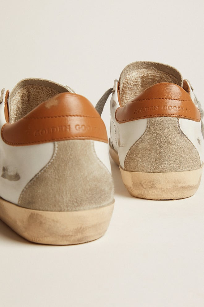 Men’s Super-Star sneakers with suede star and brown heel tab - 4