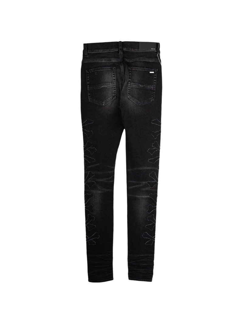 AMIRI bones-detail jeans outlook