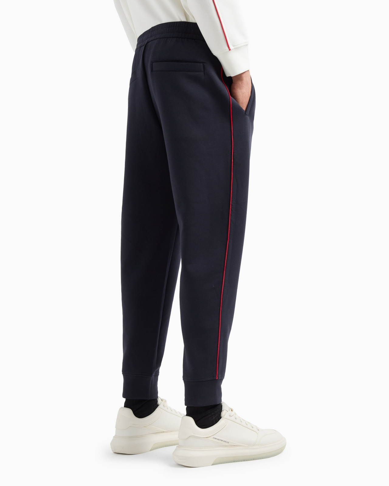 Valentine’s Day capsule collection jersey joggers with piping - 3