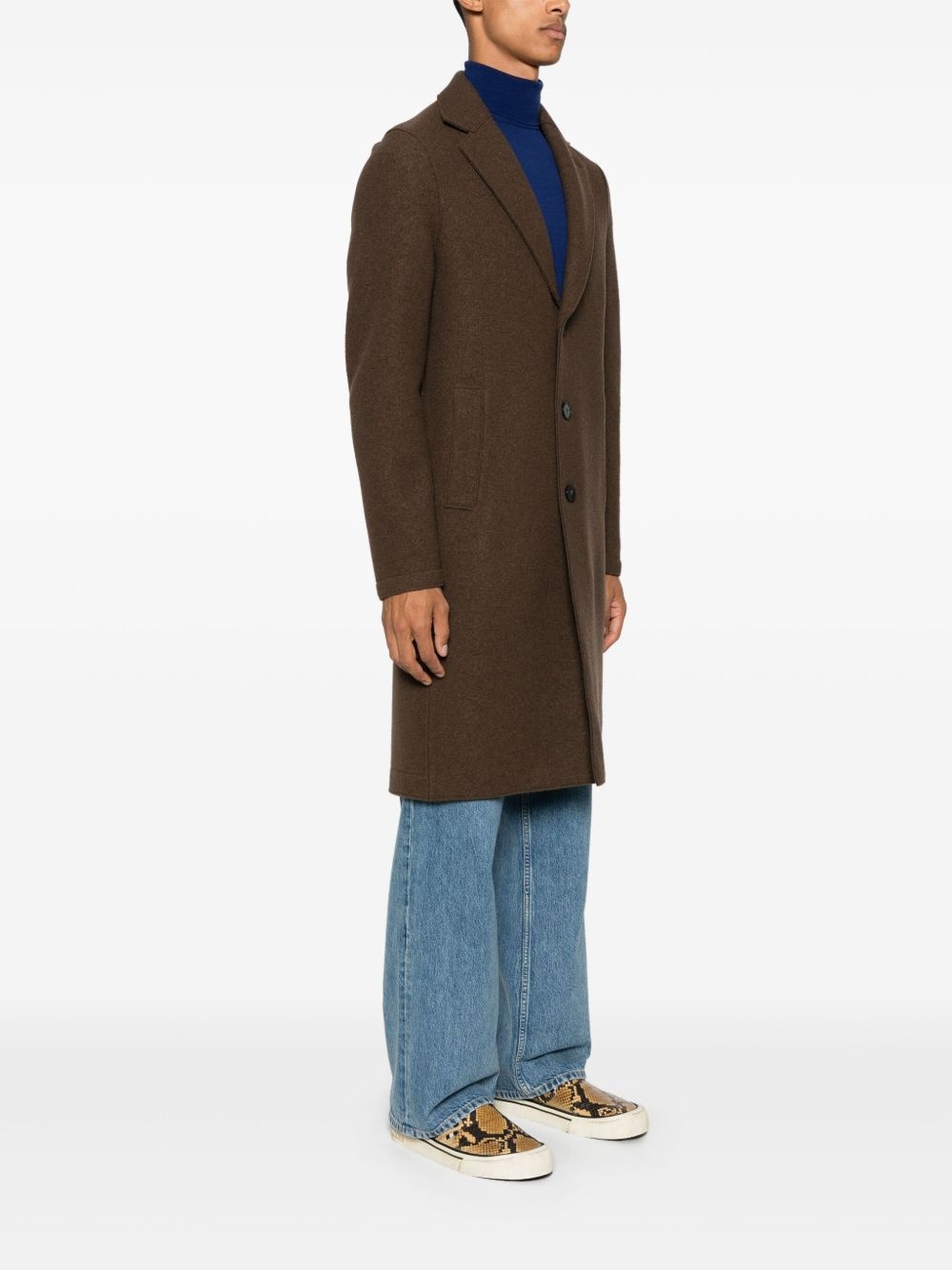 boiled-wool coat - 3
