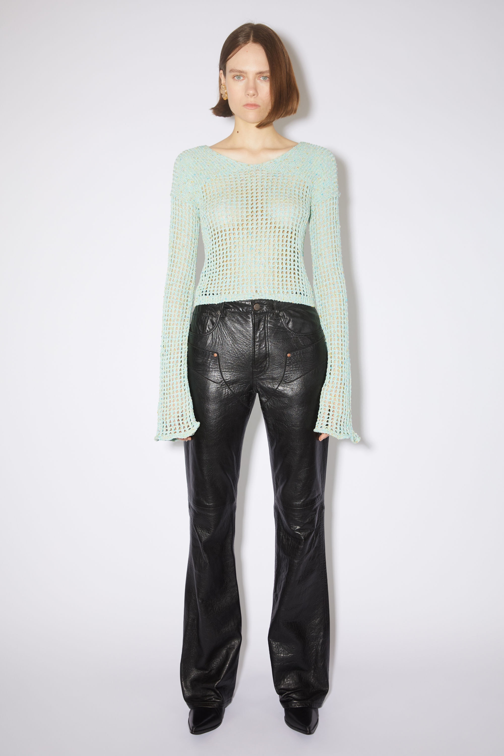 Leather trousers - Black - 2