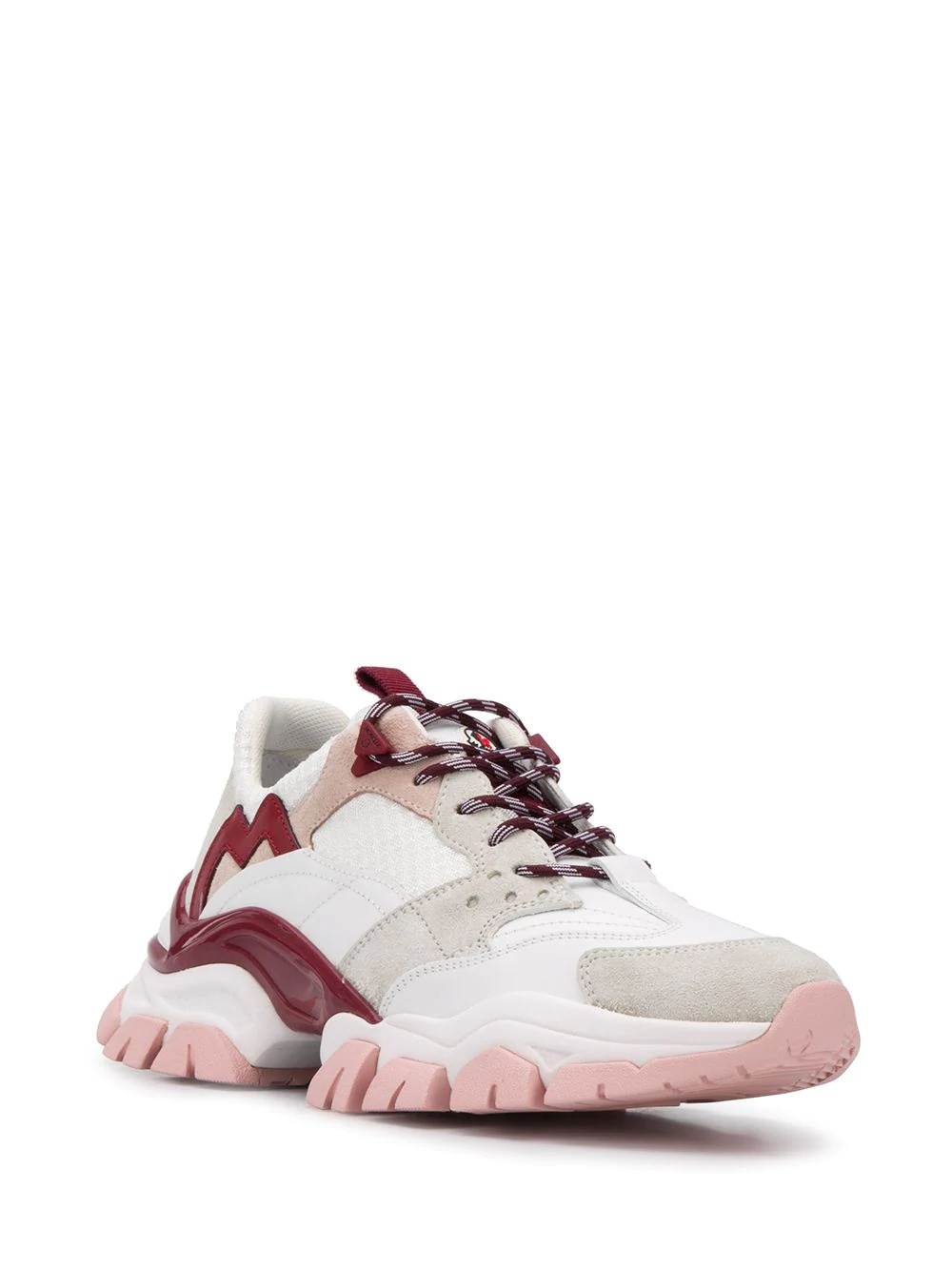 panelled colour-block sneakers - 2