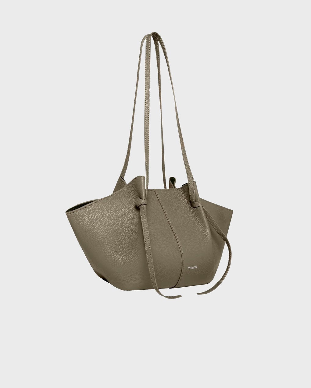 Bag Mochi Pebble Grain Leather  Taupe ONESIZE - 2
