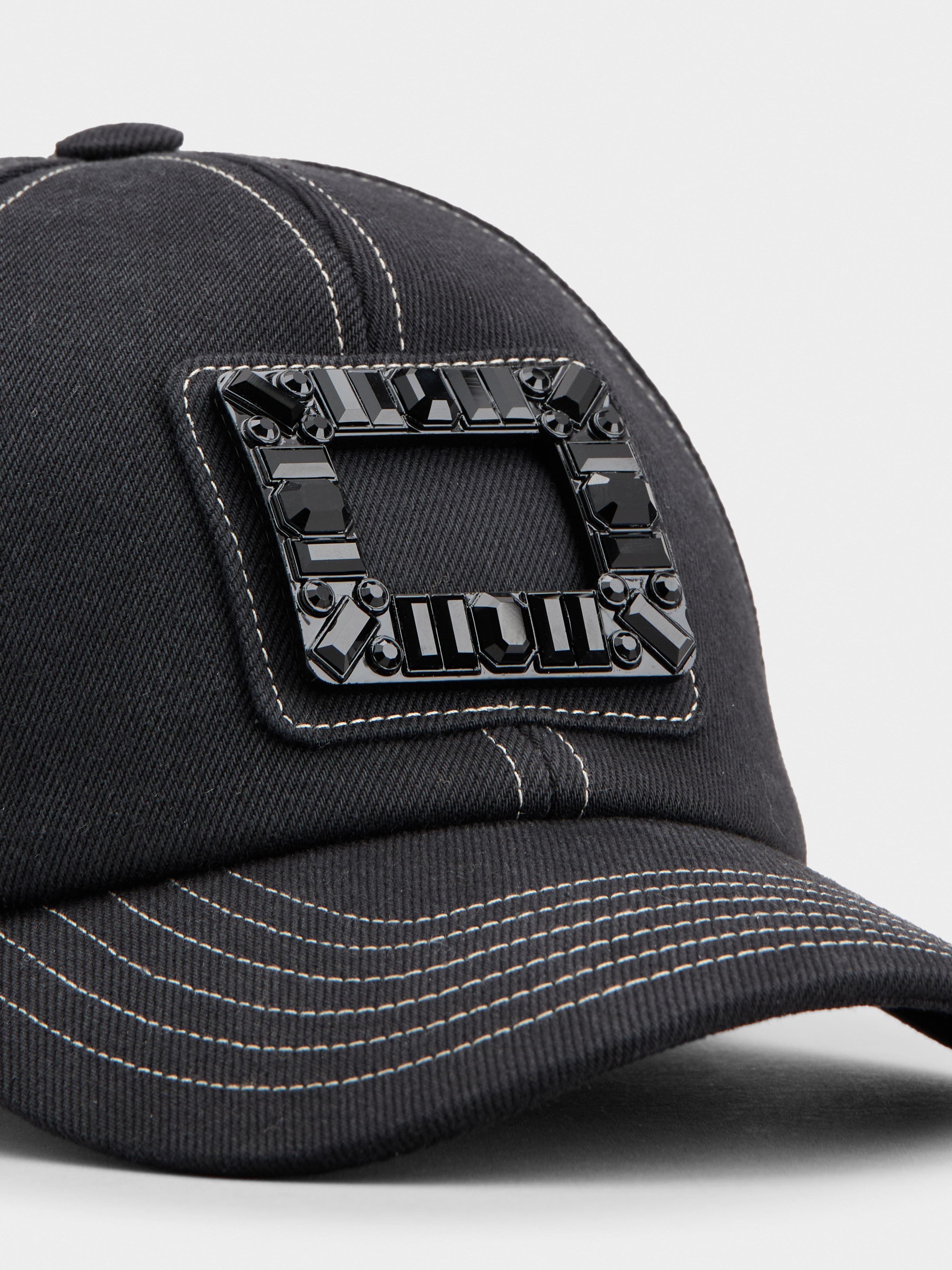Viv' Skate Baseball Cap in denim - 4
