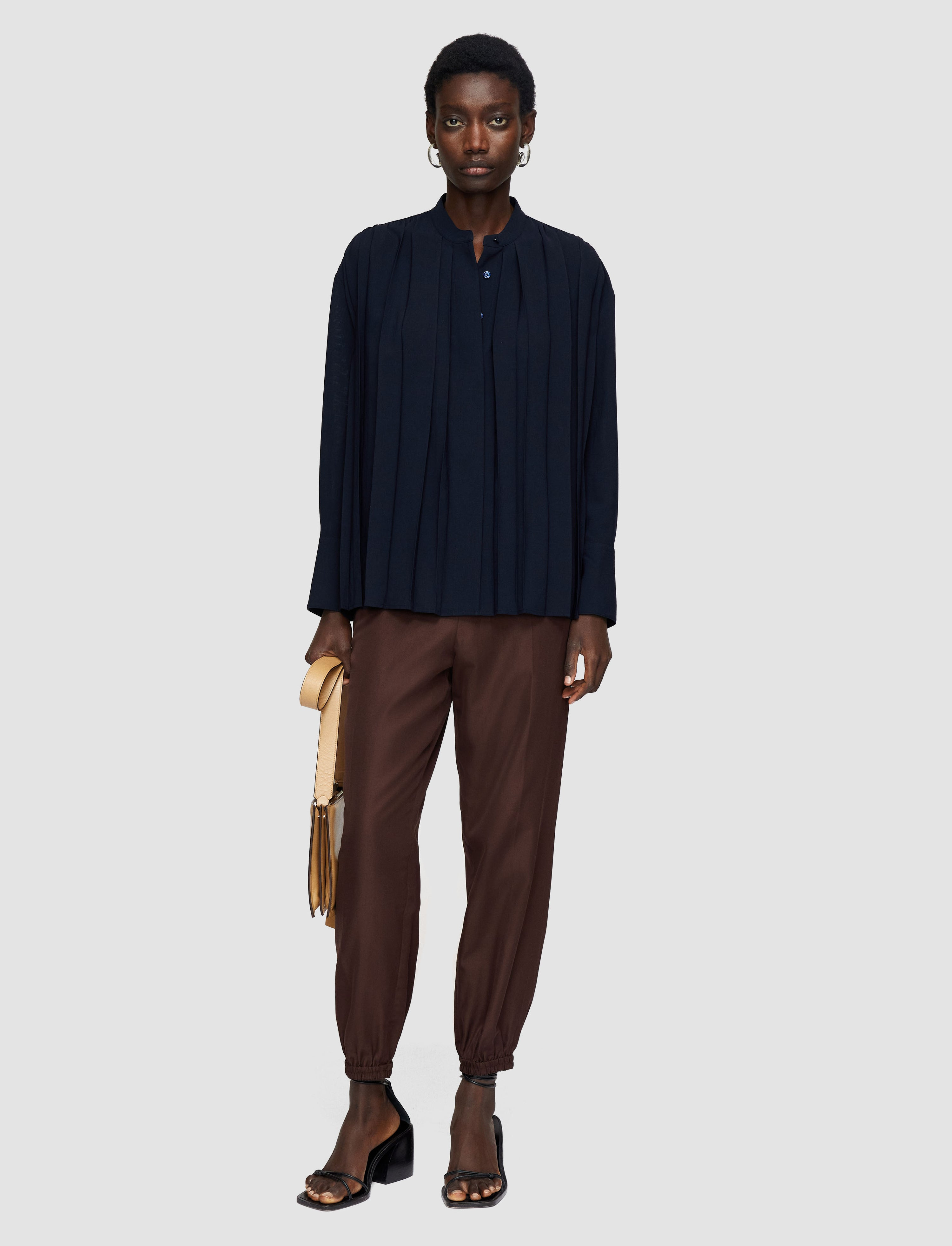 Malte Airy Plissé Blouse - 2