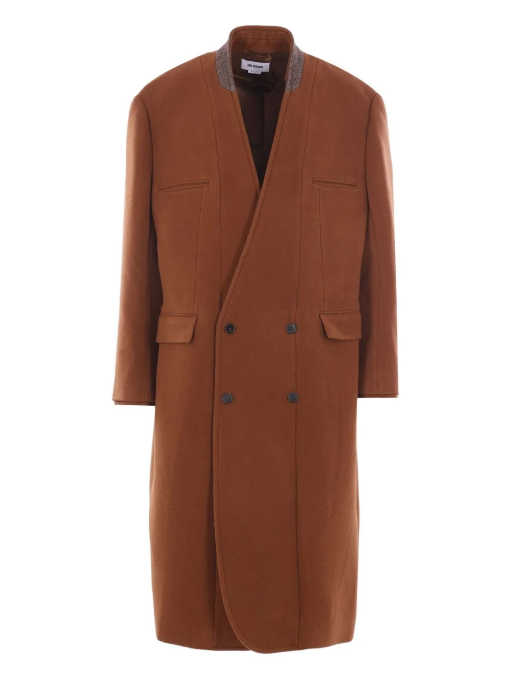 double-breasted coat - 1