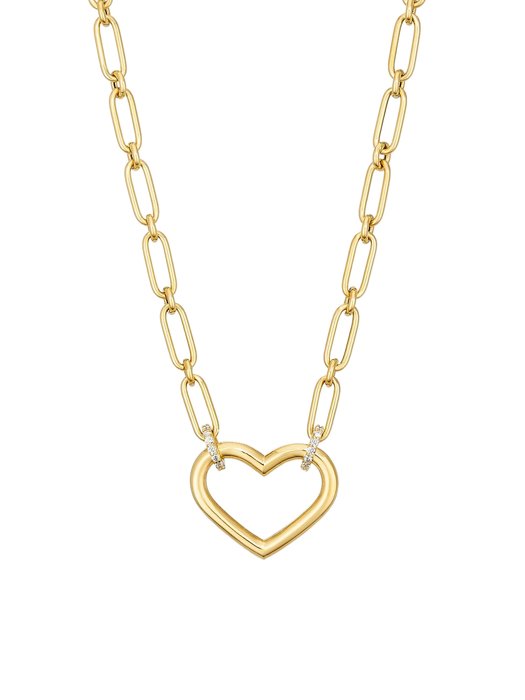 Women's Cialoma 18K Gold & Diamond Necklace - Yellow Gold - 1